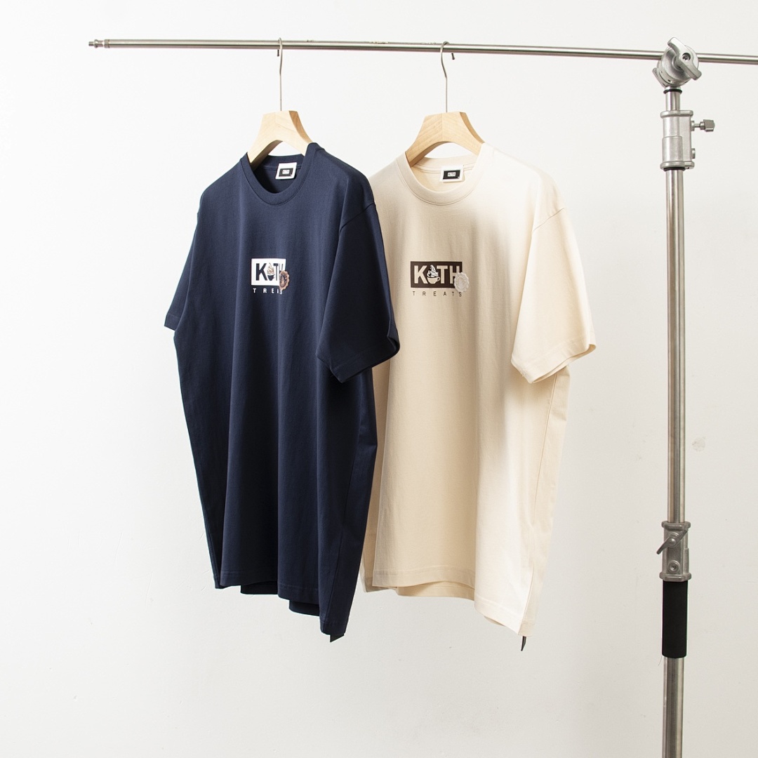 Adidas 138 KITH TREATS New Coffee Ice Cream Print Short Sleeve T : S M L XL (White) - Image 16