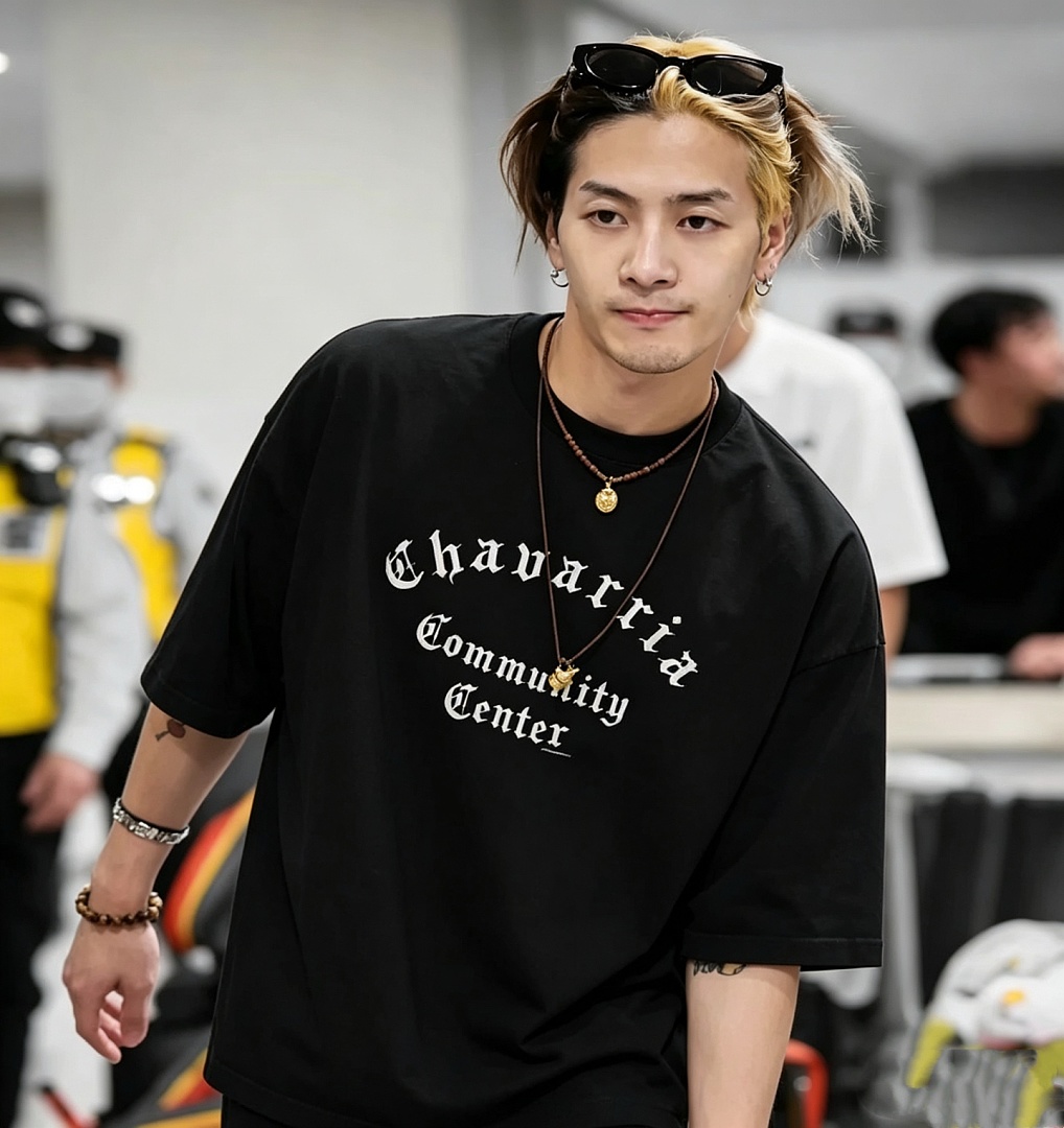 Chanel 138 WillyChavarria High Mens Womens Wide Washed Short Sleeve T : S M L XL Water Black Willy - Image 11