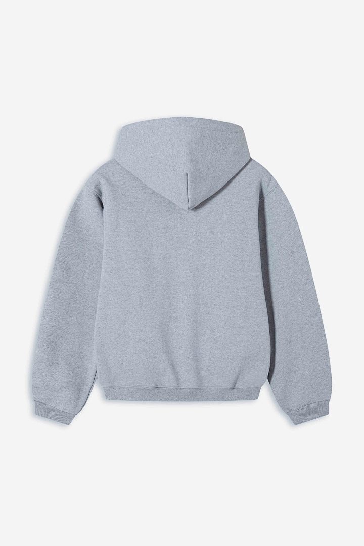 Human Made 218 HUMAN MADE HEART SWEAT HOODIE Logo Print Wide : Black White Light Grey S M L - Image 7