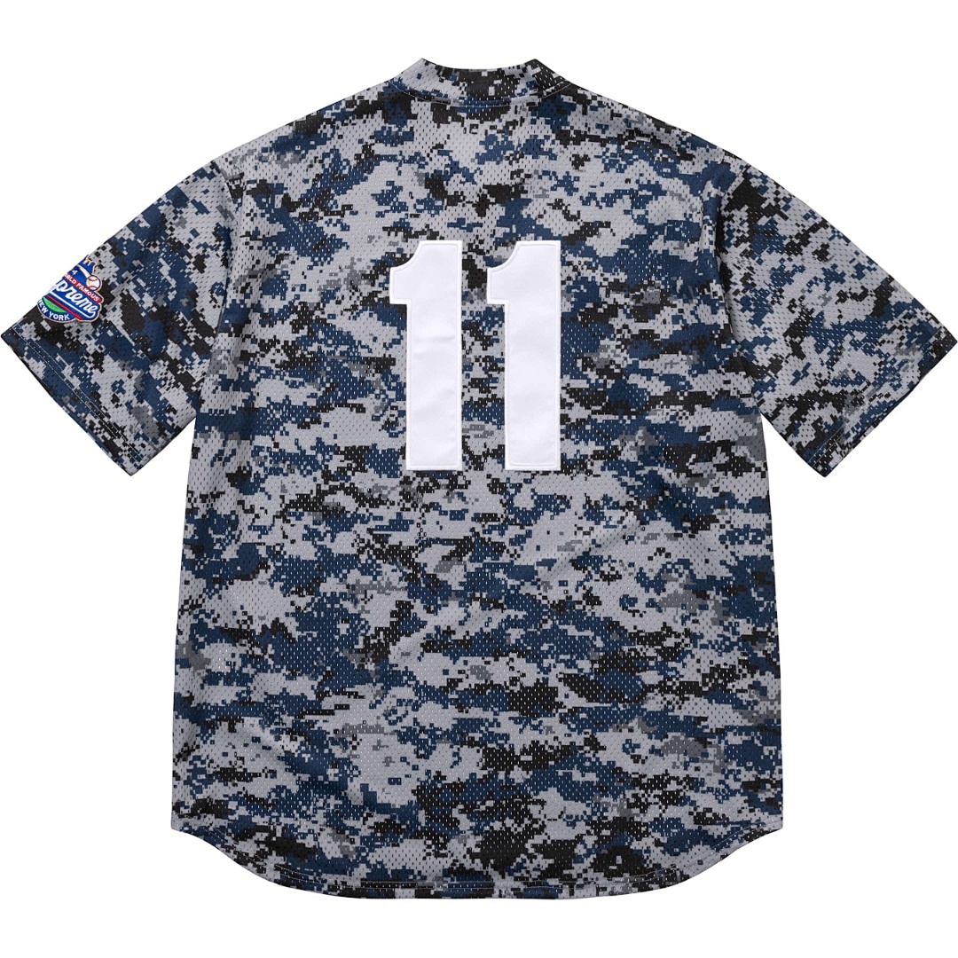 Bape 198 SS25 S LOGO BASEBALL HENLEY TEE Collar T (Black White Blue Pink Green Camo) - Image 11