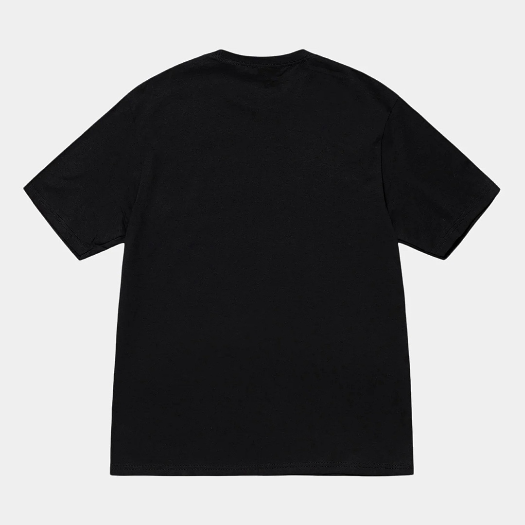 Stussy 108 Stussy Blue LOGO Short Sleeve T : Black White S Ｍ L XL - Image 3