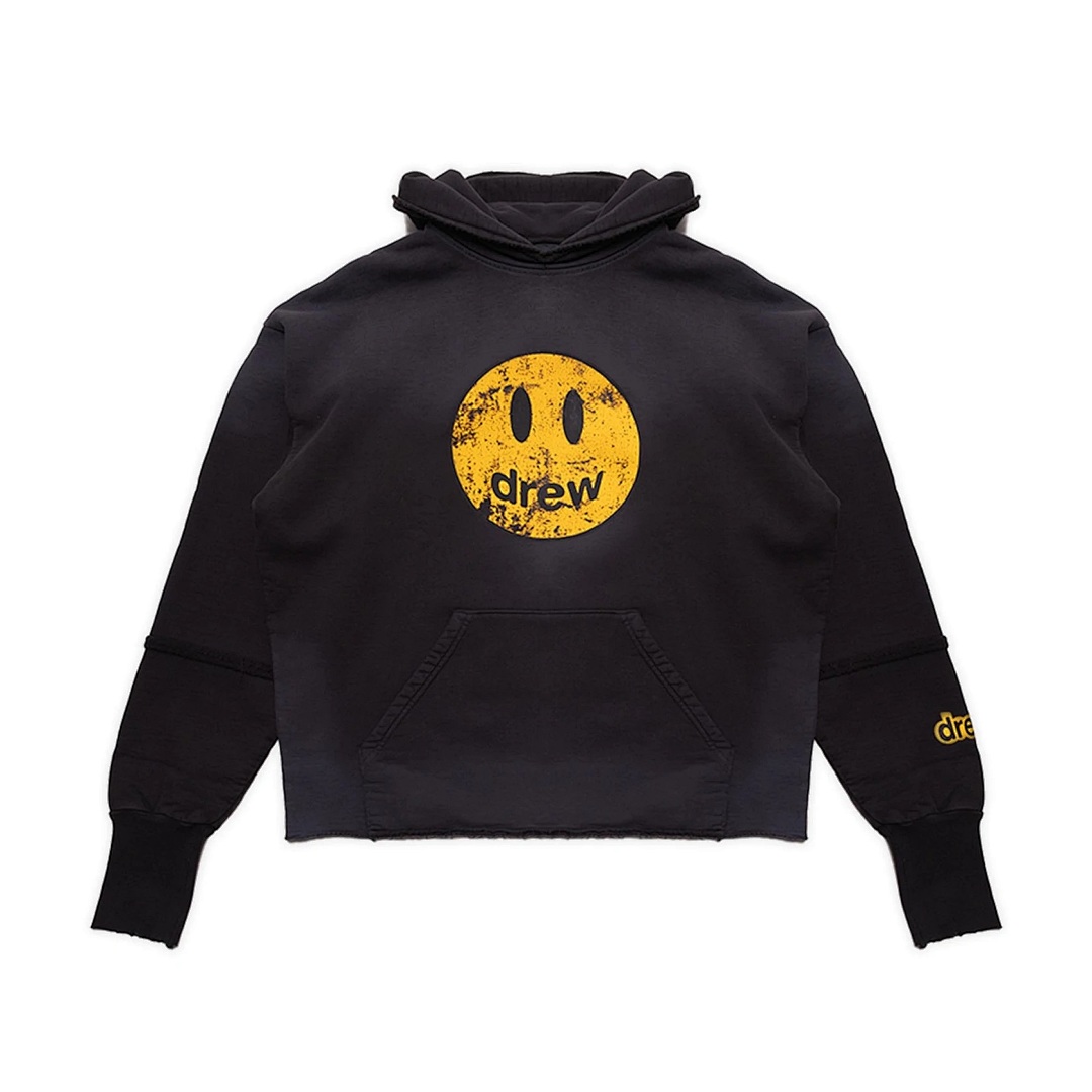 Drew House 238 DREW HOUSE MASCOT HOODIE Khaki Vintage Print Velvet Metallic Grey S M L - Image 17