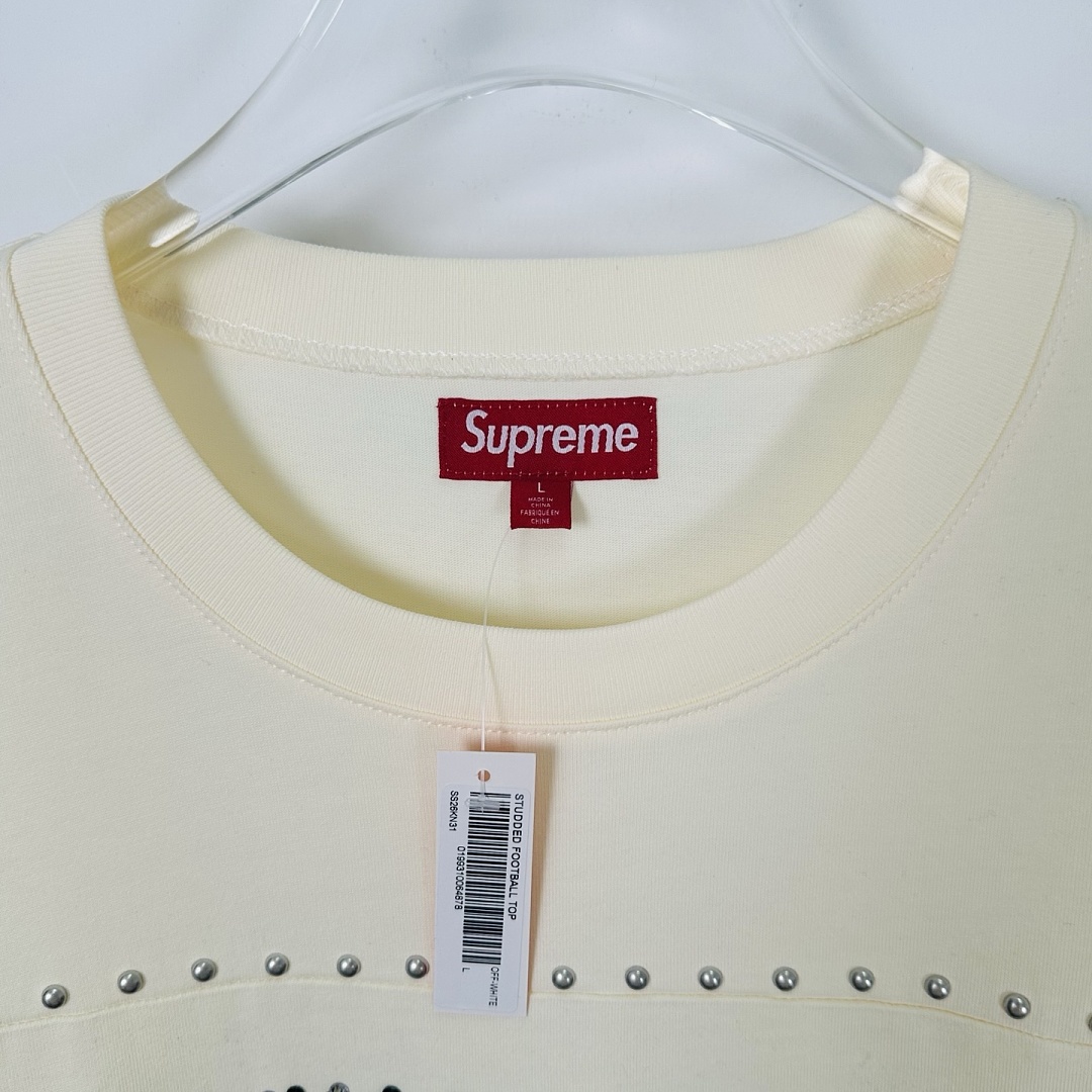 Supreme 238 SS26 STUDDED FOOTBALL TOP 11 No Diamond T Black Blue Apricot - Image 31