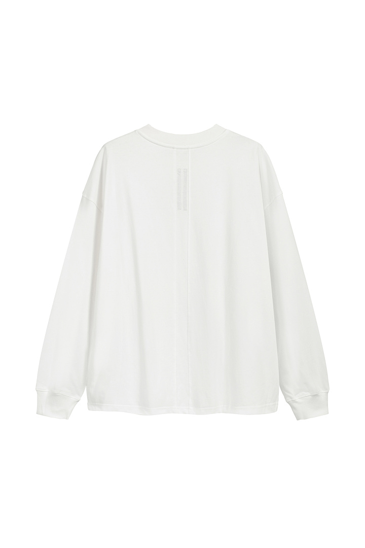 Unbranded 128 RO Wind Patchwork Solid Long Sleeve T Black White S-XL S2223# - Image 17