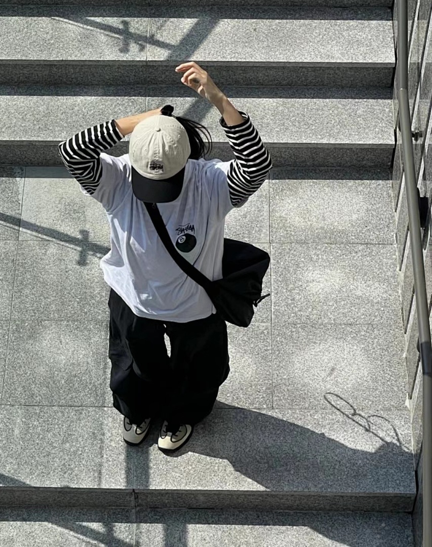 Stussy 98 STU 24SS 8 BALL TEE PIGMENT DYED Black No Print Short Sleeve T : White S M L - Image 10