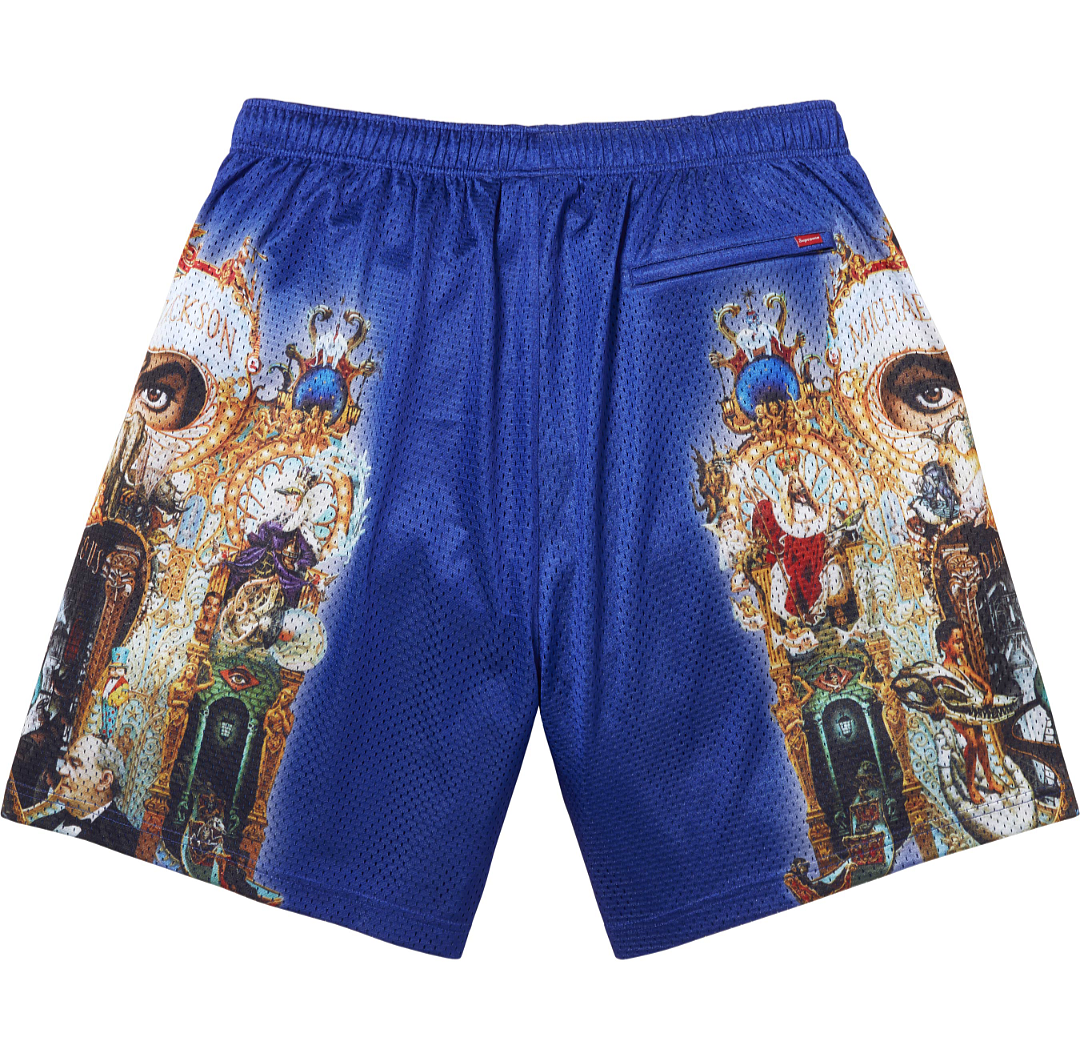 Supreme 268 MJ Short DANGEROUS MESH Black Blue White S-XL - Image 4