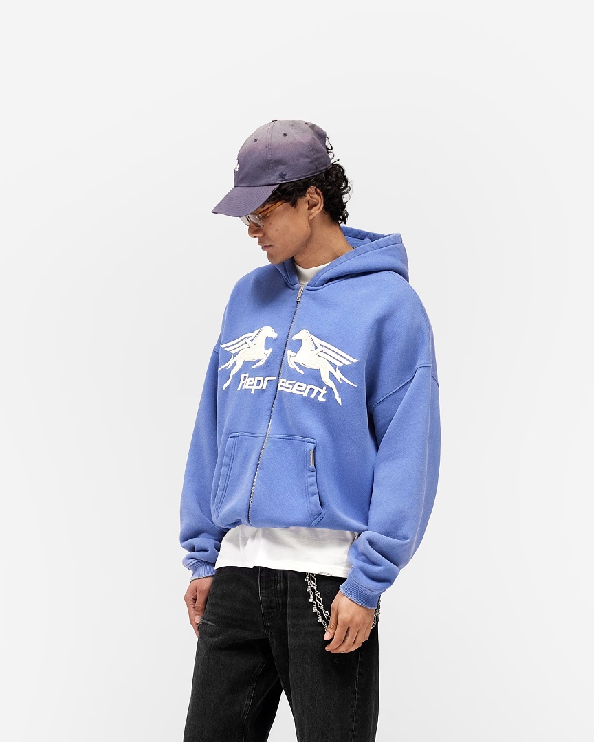 Represent 268 Represent Washed : S M L XL Mist (Blue) - Image 14