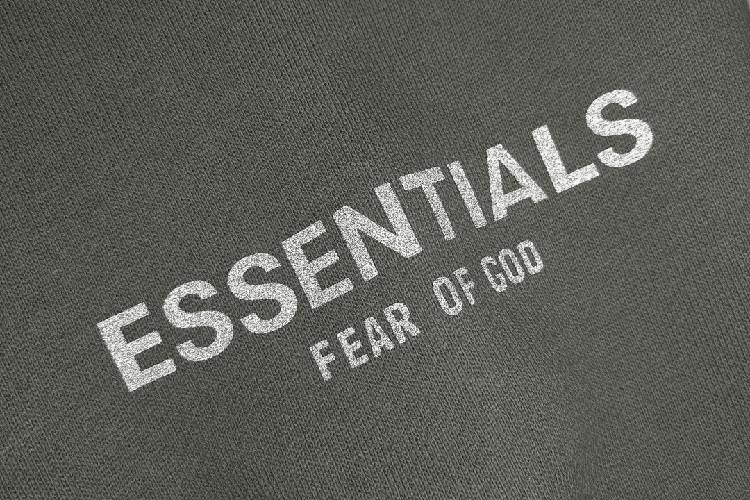 Essentials 98 FEAR OF GOD ESSENTIALS FOG Sleeve LOGO Collar White Blue Light Black Apricot High Grey Camel S-XL 6675# - Image 28