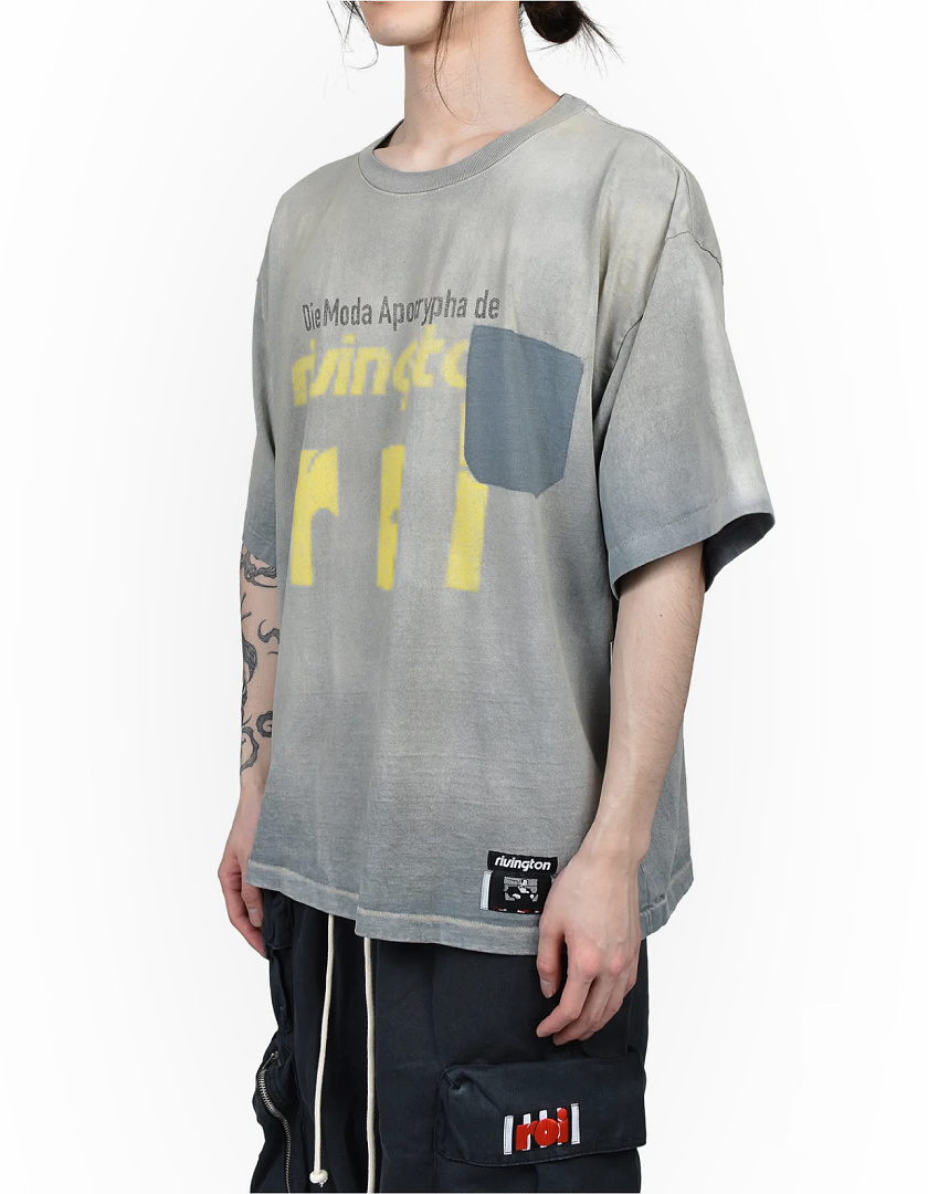Unbranded 138 RIVINGTON Roi Rebis Die Moda CVA Tee Fire Mountain Grey T S M L - Image 17