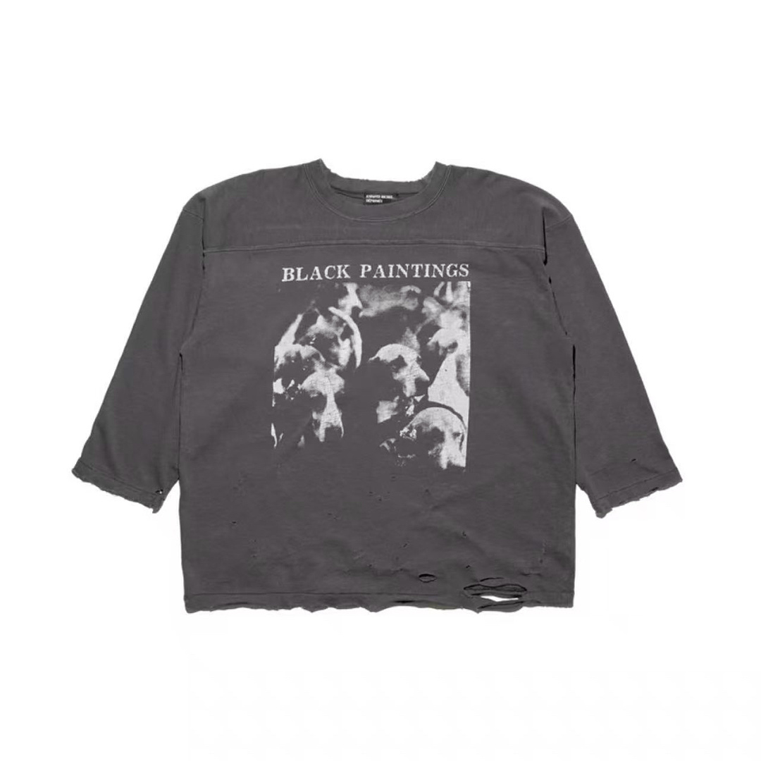 Enfants Riches Deprimes 148 Enfants Riches Deprimes BLACK PAINTINGS Washed Long Sleeve : Water S-XL