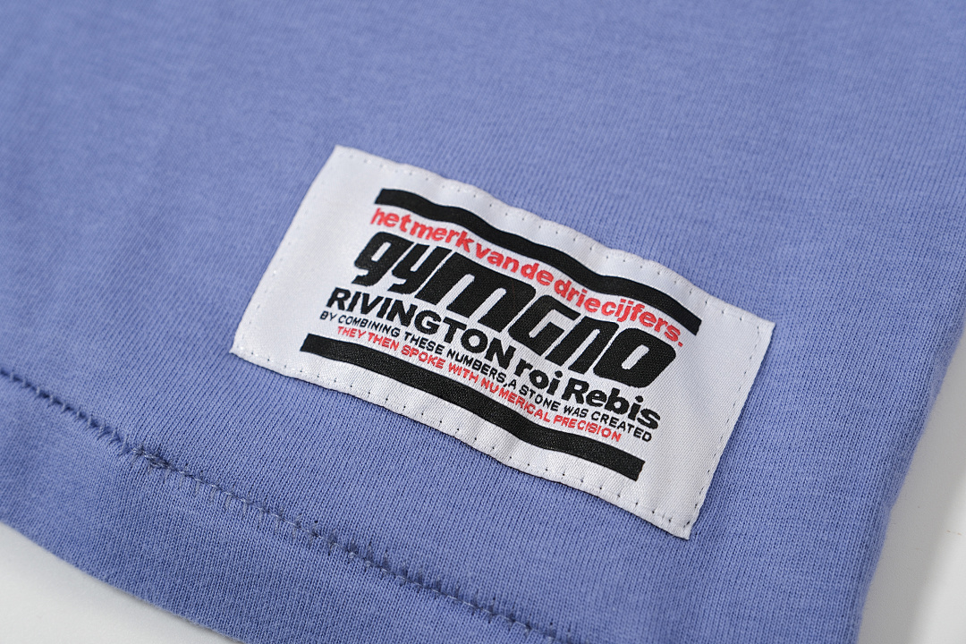 Unbranded 128 RRR 123 ITS FAITH NOT MAGIC TEE Water GYM Print Short Sleeve T Purple Blue Apricot 1 2 3 8004# - Image 11