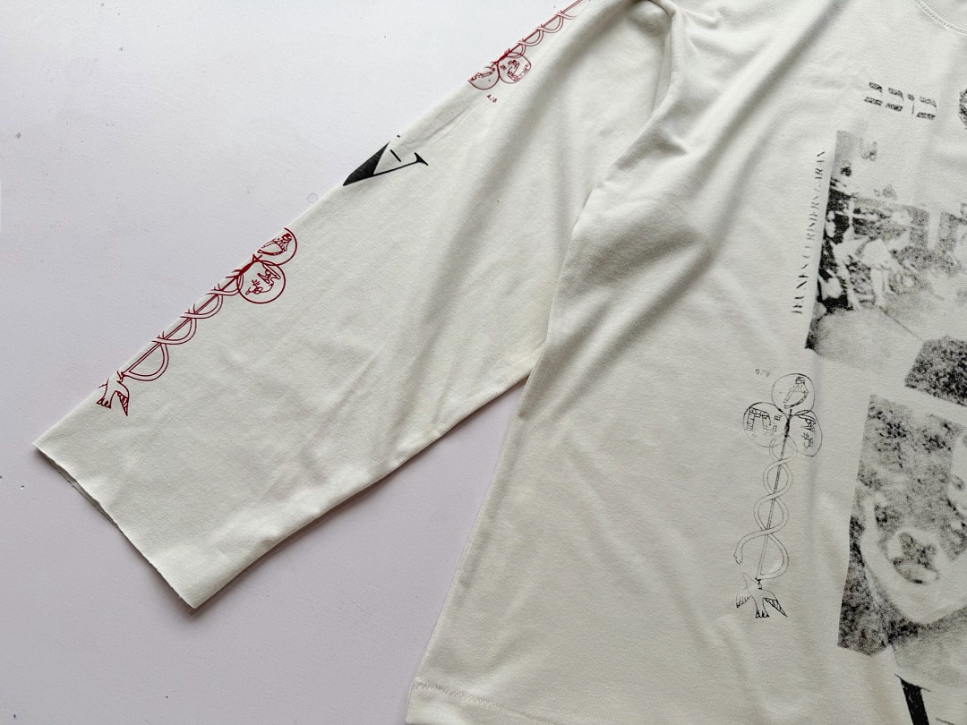 Enfants Riches Deprimes 138 Enfants Riches Deprimes Wide Collar Long Sleeve T : S M L XL Apricot - Image 12