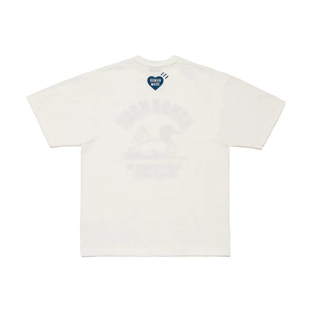 Human Made 118 HUMAN MADE 25SS Water LOGO Print Collar Short Sleeve T : Black White S M L - Image 5