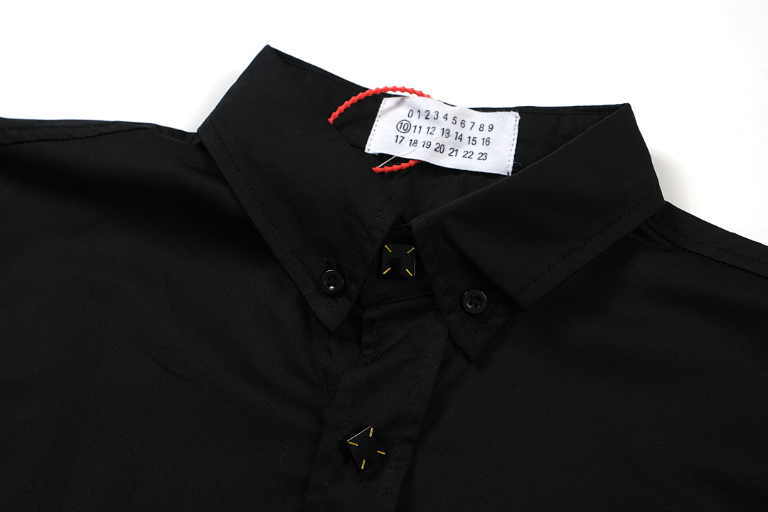 On Running 188 MM6 Maison Margiela LOGO Gum Strap Print Short Sleeve Black White 46 48 50 52 3261# - Image 4