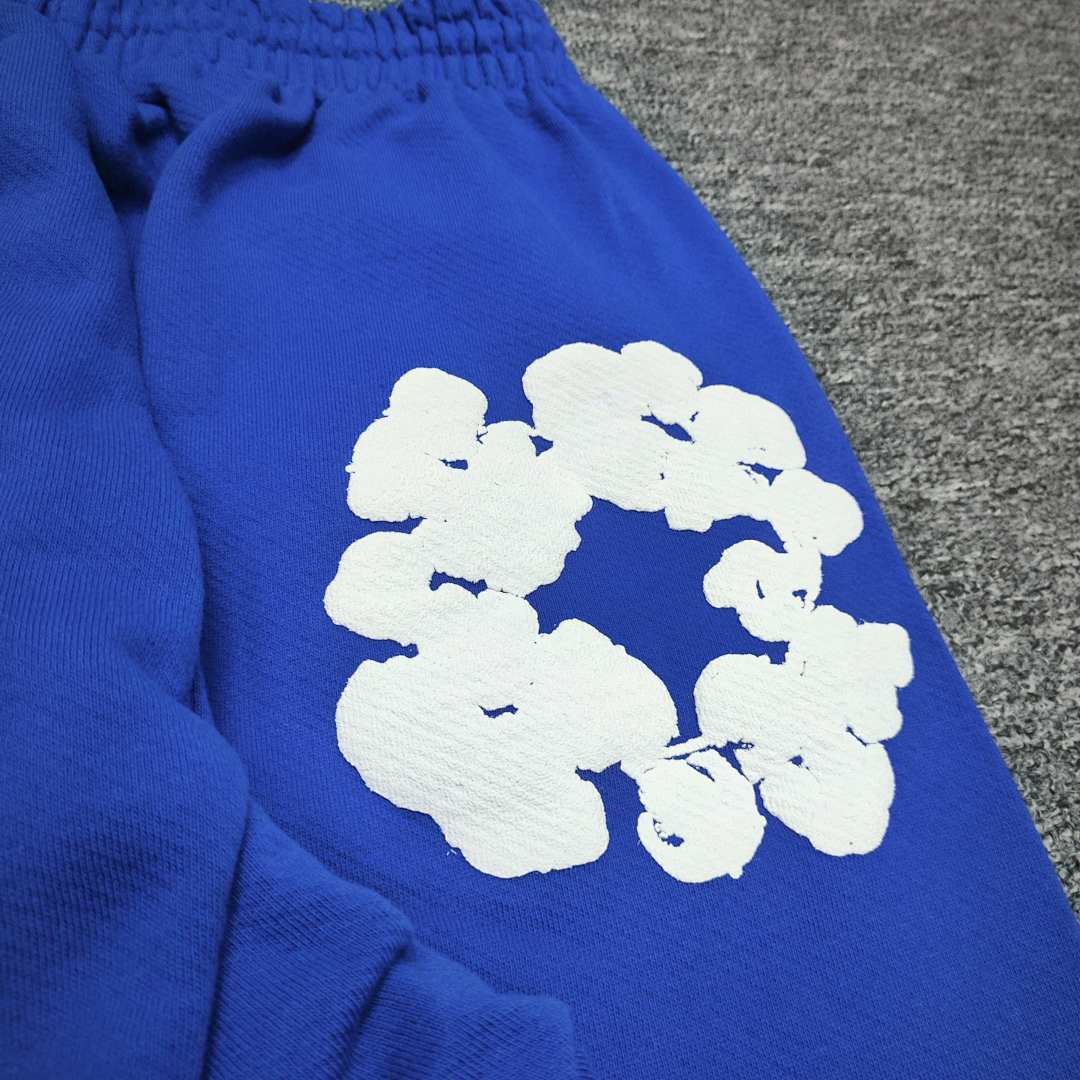 Unbranded 318 TOP Stock X Cactus Denim Tears Wreath Sweatpants460 100% Solid Cotton Mens Womens Black Grey Blue S-XL - Image 32