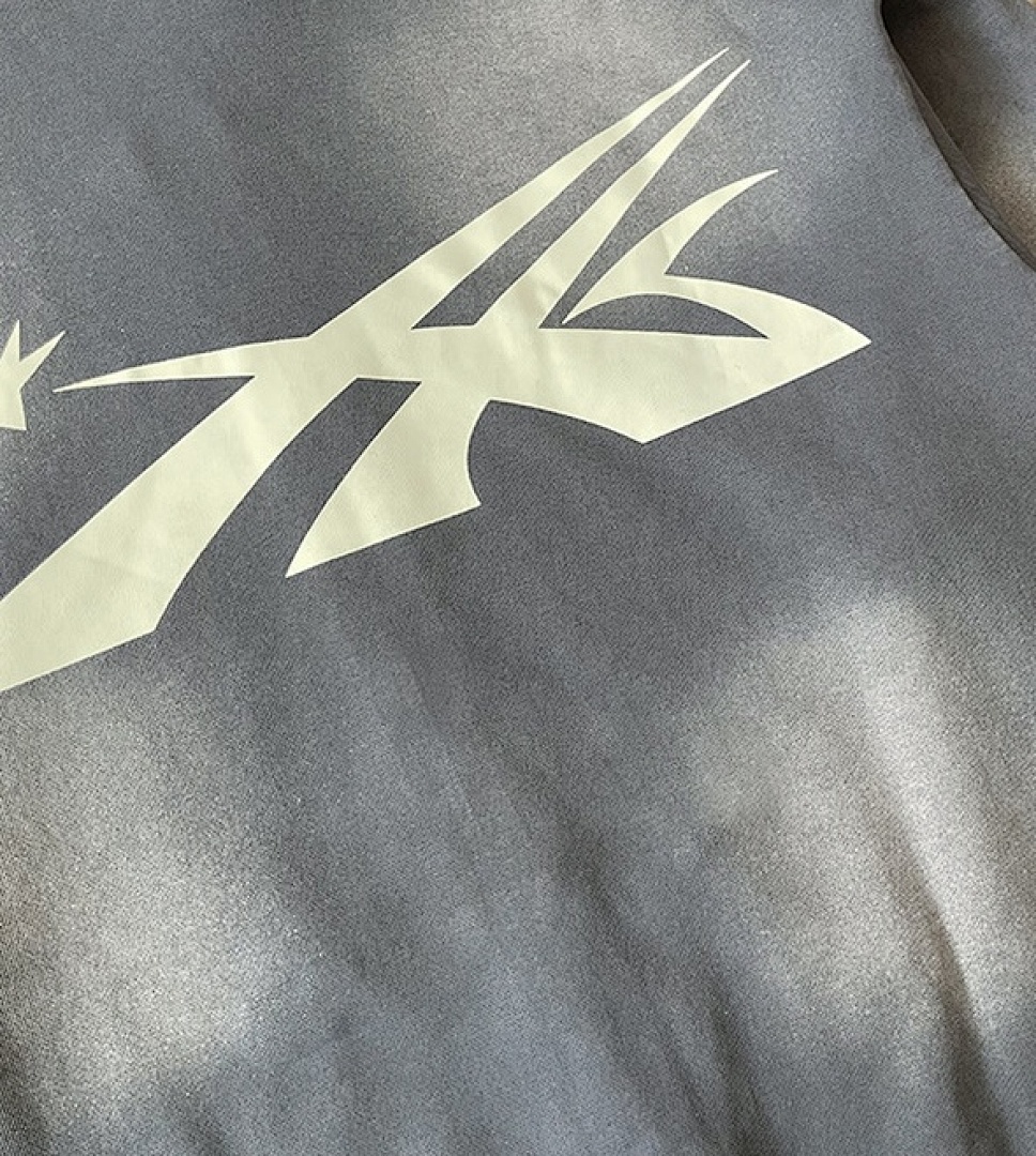 Hellstar 268 Hellstar Studios Sports Zip Up Hoodie Big Logo Water Solid Cotton Grey S-M-L-XL - Image 11