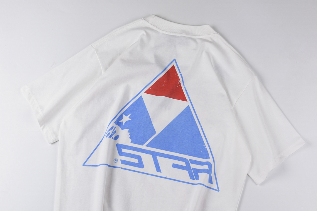 Hellstar 148 Hellstar Studios Screaming Kid Tee Khaki Print Short Sleeve White S-XL - Image 9