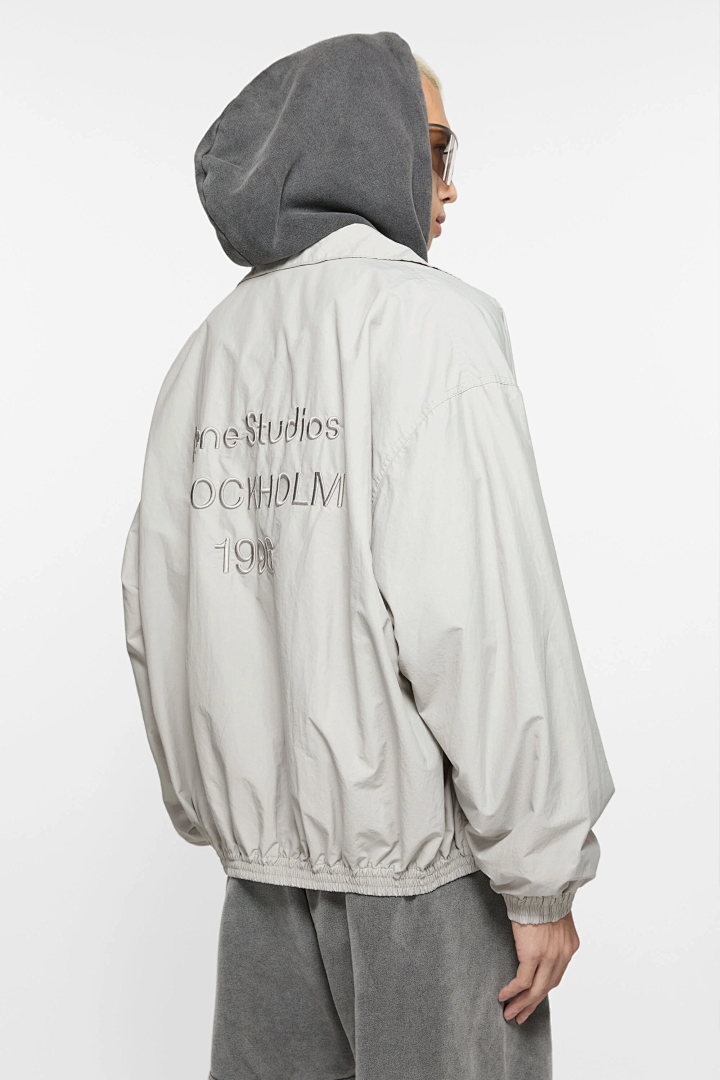 Acne Studios 298 AC Print Wind Grey Black S-XL 3392# - Image 47