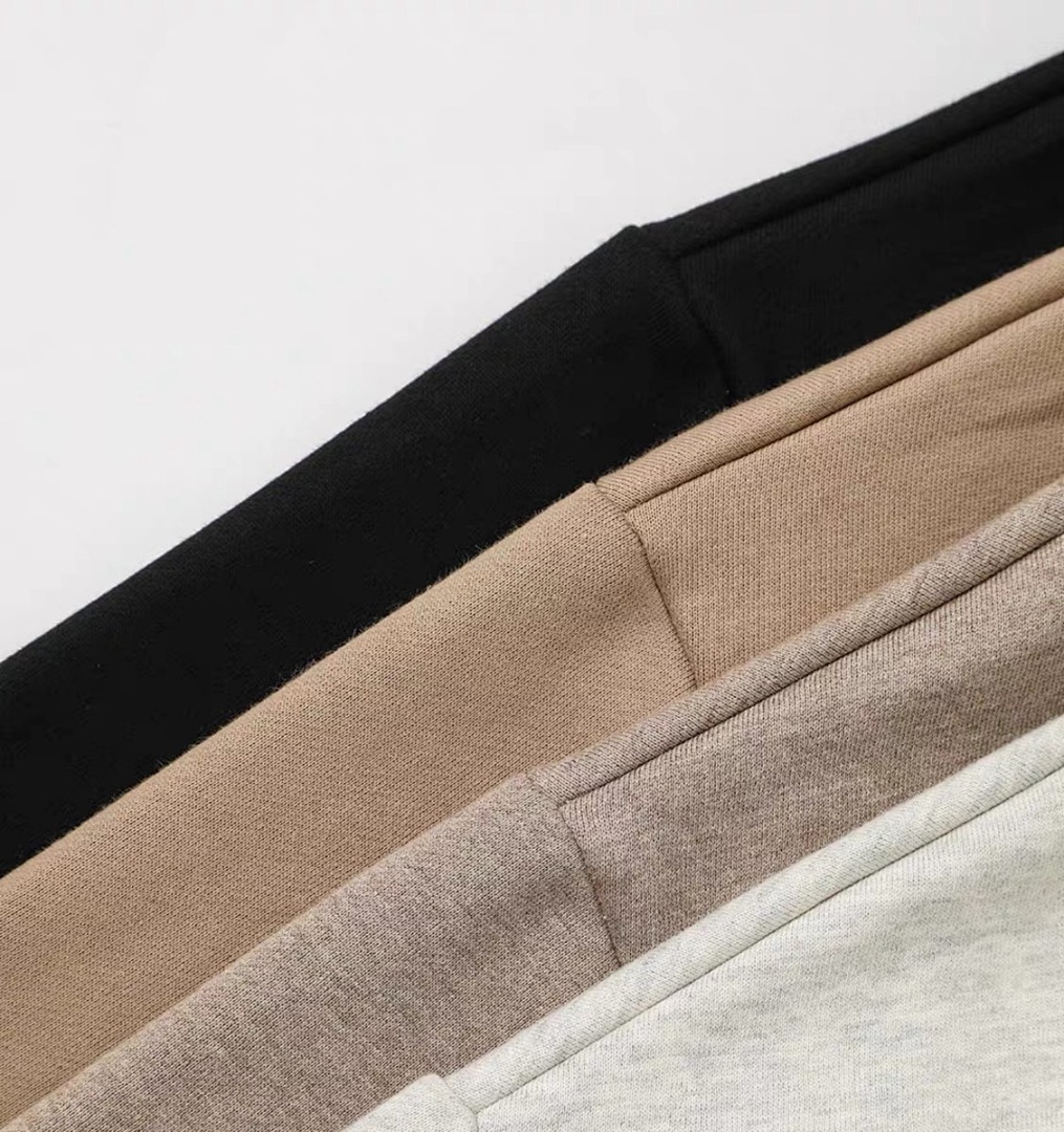 Essentials 228 Ess FALL24 HOLIDAY Fleece Hoodie Gum Velvet : Dark Mist Grey Light Black Desert Gold Brown :S-XL - Image 17