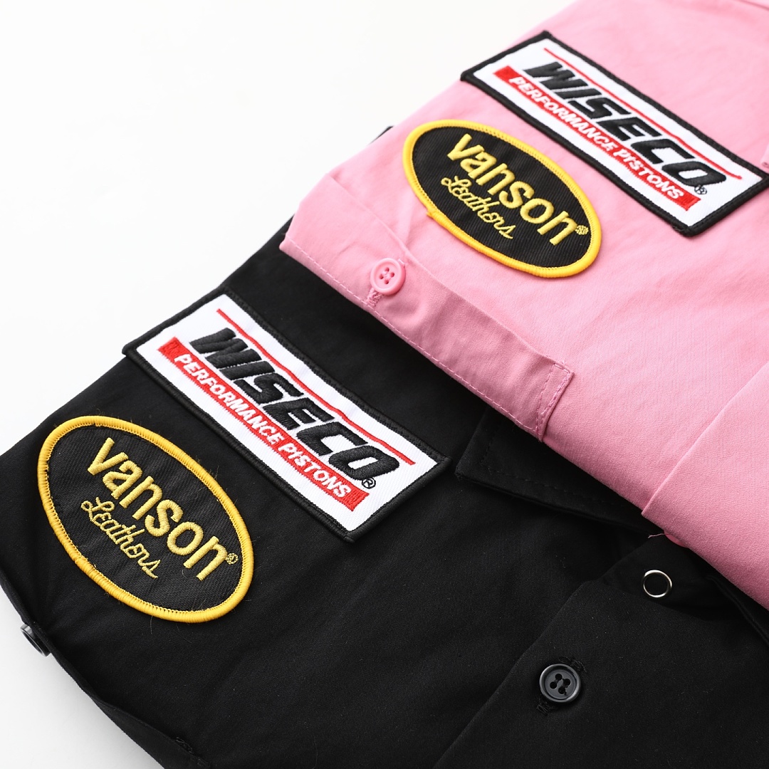 Supreme 338 FW25 WEEK8 S/S Work Shirt Leather Label Floral Striped Short Sleeve : Black Pink White S M L - Image 17