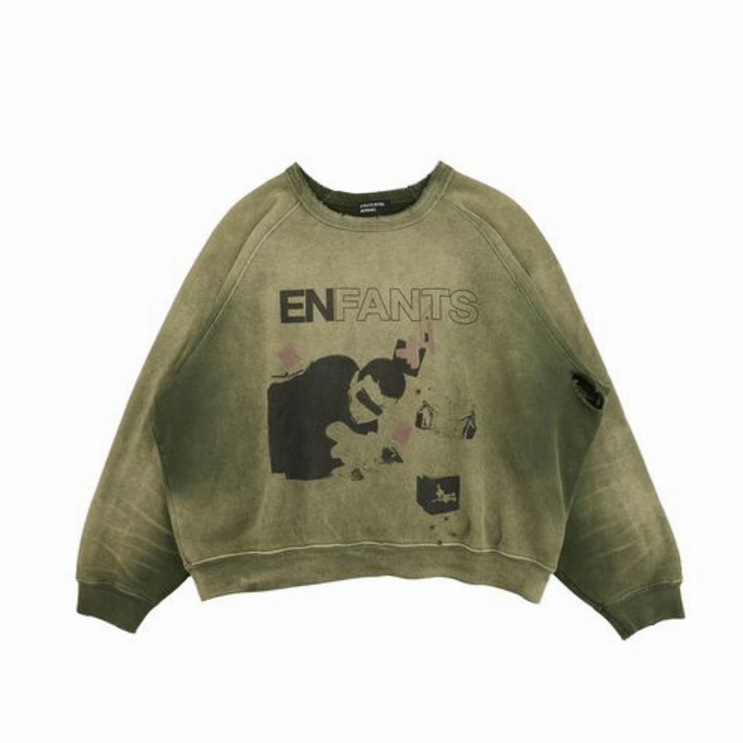 Enfants Riches Deprimes 218 Enfants Riches Deprimes Military Green Print : S M L XL