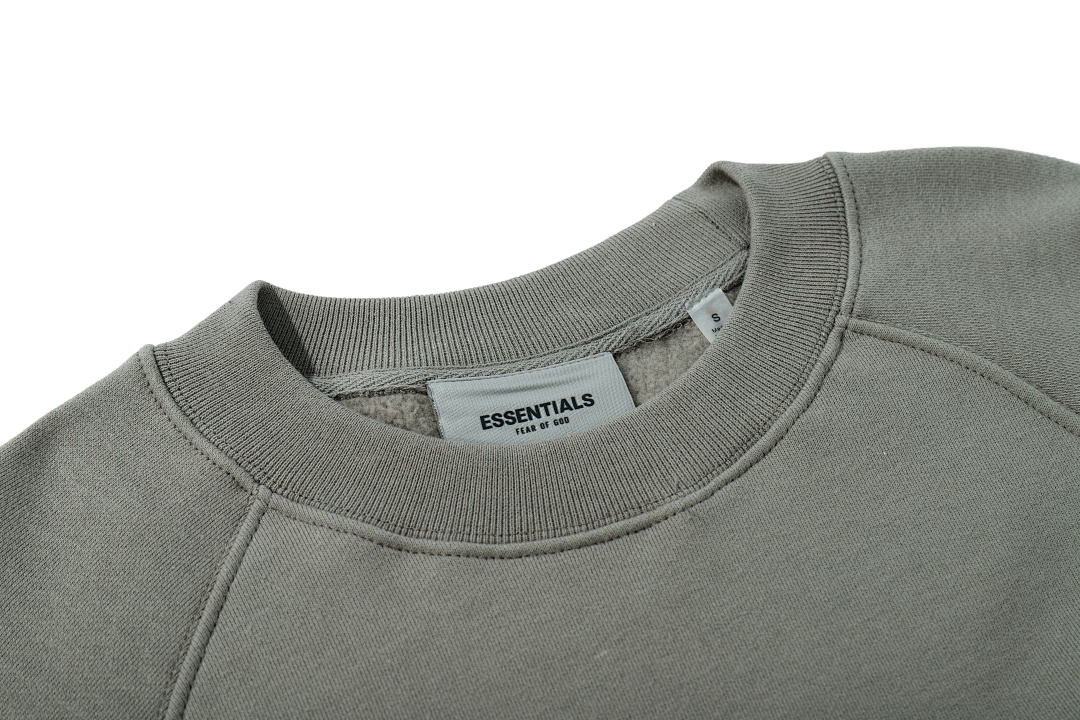 Essentials 98 FEAR OF GOD ESSENTIALS FOG Sleeve LOGO Collar White Blue Light Black Apricot High Grey Camel S-XL 6675# - Image 63