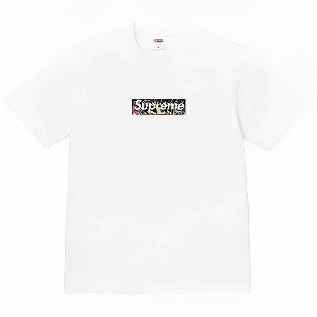 Supreme 128 Michael Jackson Box Logo Tee Black White S M L - Image 3