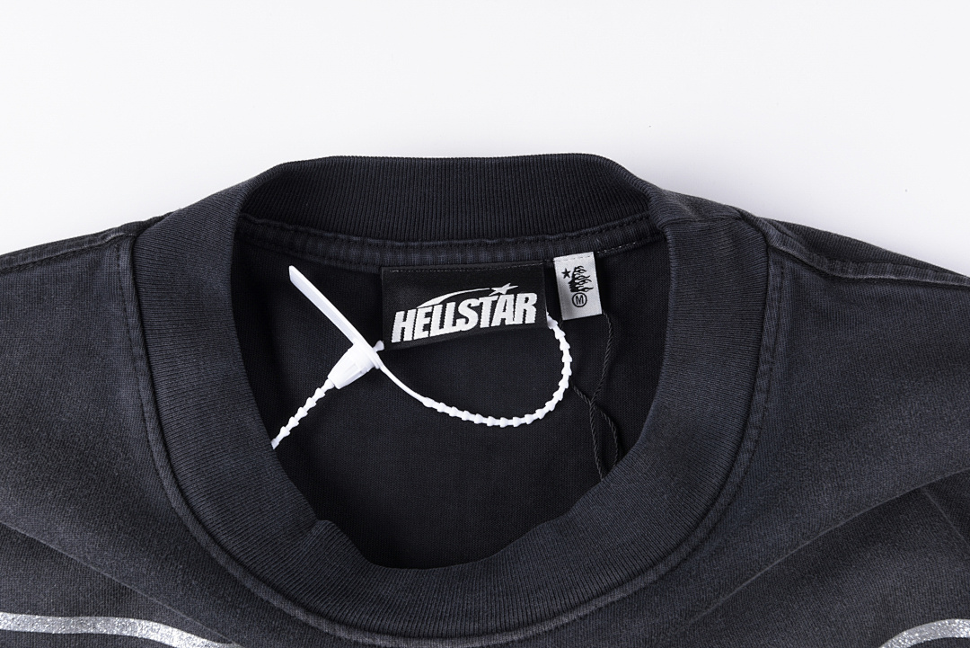 Hellstar 168 Hellstar Studios High Patch Print Short T Black S-XL - Image 7