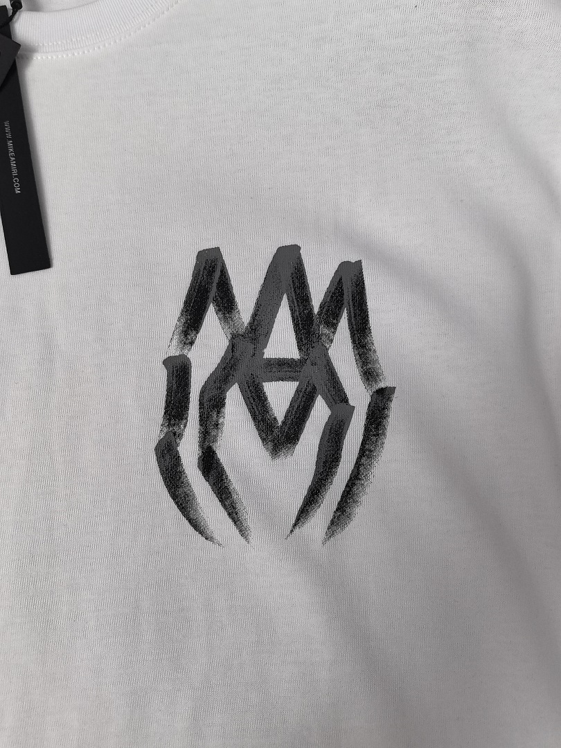 AMIRI 118 26Ss New Short Sleeve T Black White S M L XL 9927# - Image 39
