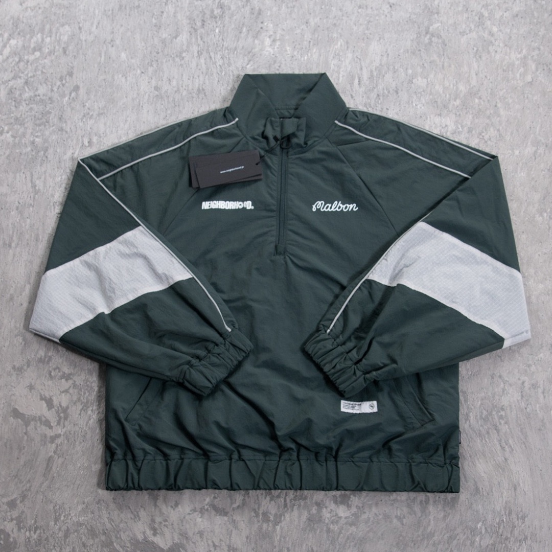 Neighborhood 398 NEIGHBORHOOD MALBON GOLF Collab Half : Black Green S-XL - Image 6