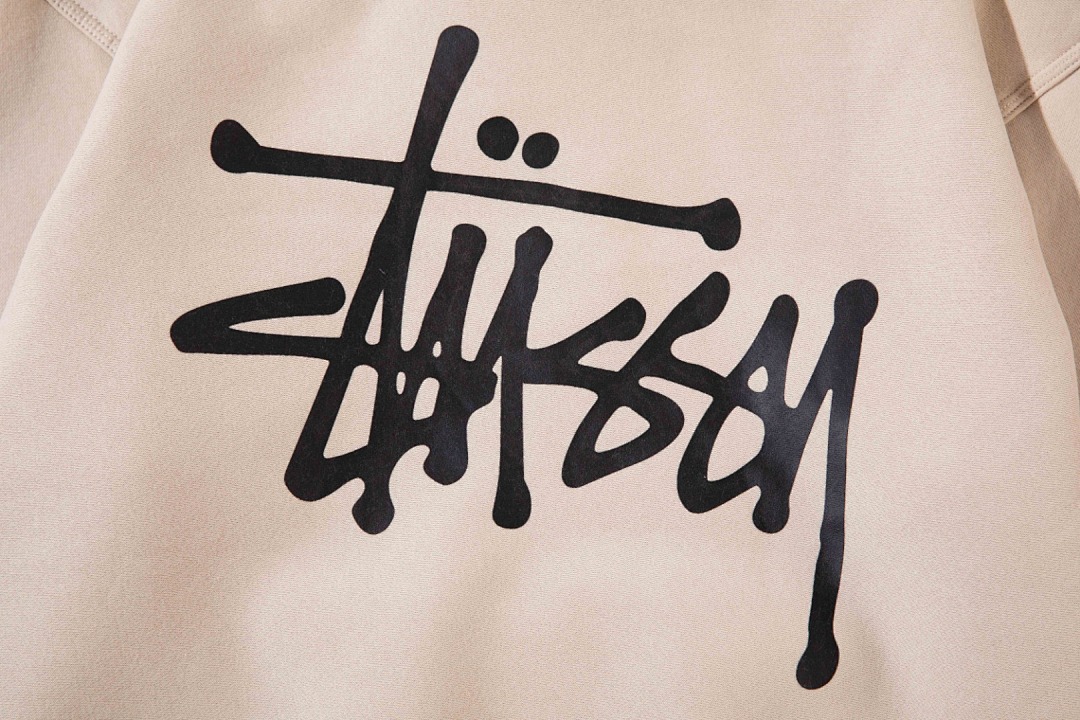 On Running ON SALE118 Stu FW24 BASIC STÜSSY HOODIE Off White Black Light Grey Purple Color Blue Apricot Green S M L - Image 24