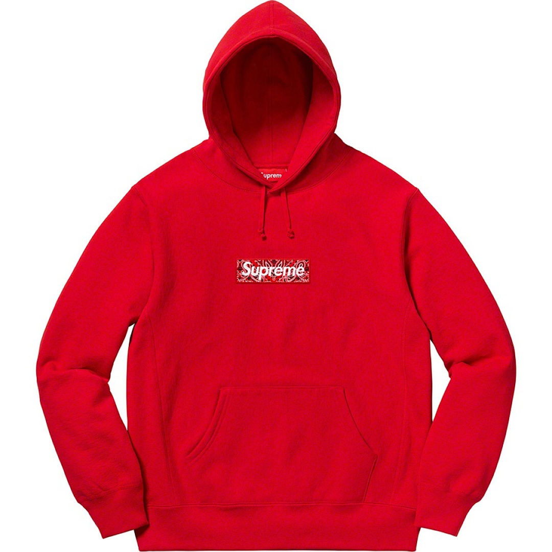 Supreme 248 Fruit Floral Embroidered Label SUP Bandana Box Logo Hooded Sweatshirt BOXLOGO Velvet Black Grey Red Pink Sky Blue S-XL S303# - Image 49