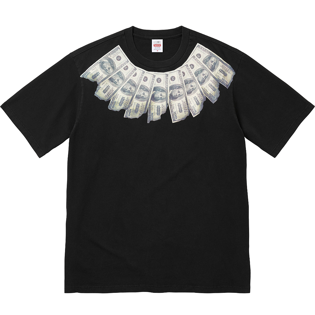 Supreme 158 MONEY S/S TOP Gold Print T