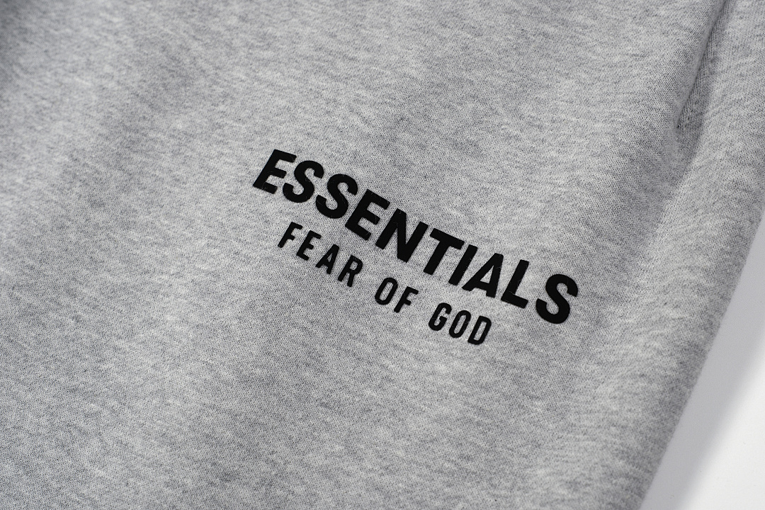 Essentials 178 Ess FALL24 HOLIDAY Fleece EssentialSweatpant Print Lace Up Velvet : Dark Mist Grey Light Black Desert Gold Brown :S-XL - Image 62