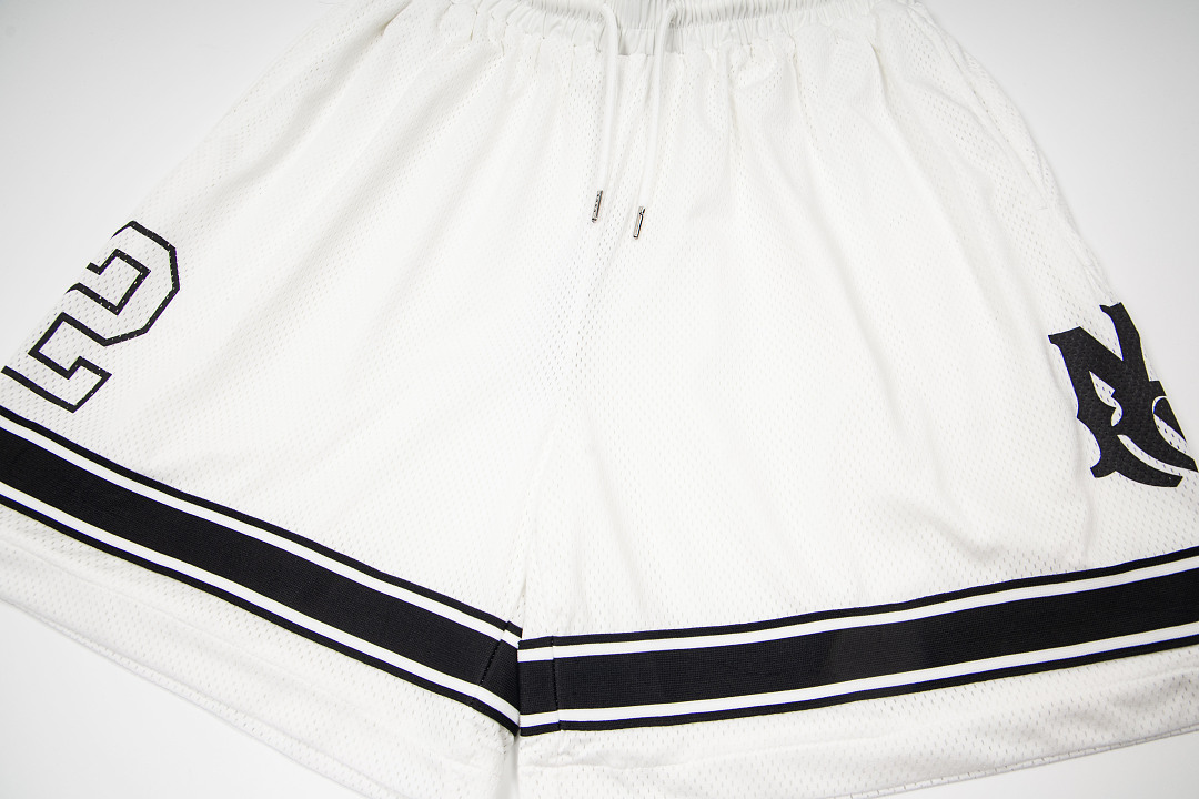 AMIRI 148 Logo Print Short Black White S M L XL 9934# - Image 28
