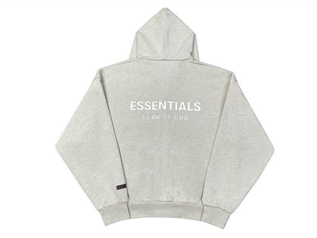 Essentials 238 Ess SS25 Classic Hoodie Label Print Silk Silver Gum Black Oatmeal Grey Brown XS-XL - Image 19
