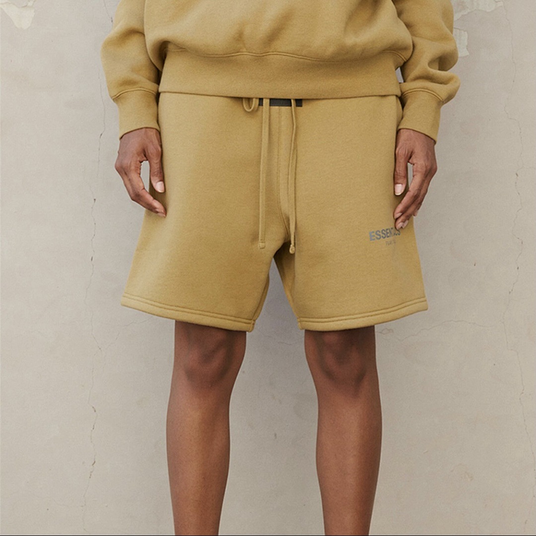 Essentials 148 ESS 2021SS Essentials Stitching Short : Black Green Grey Camel :S-XL 6013# - Image 85