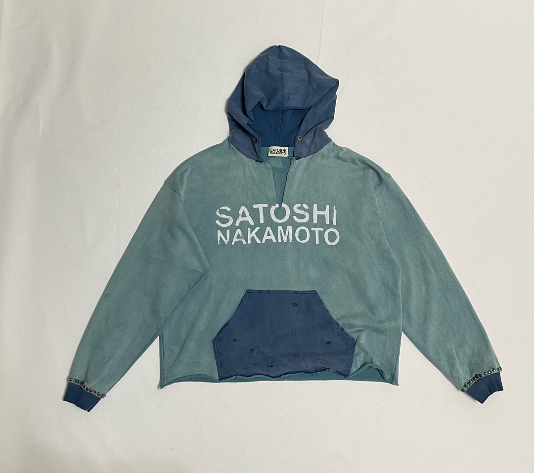 Unbranded 258 SatoshiNakamoto Destructo : Purple Green Washed Black S M L - Image 15