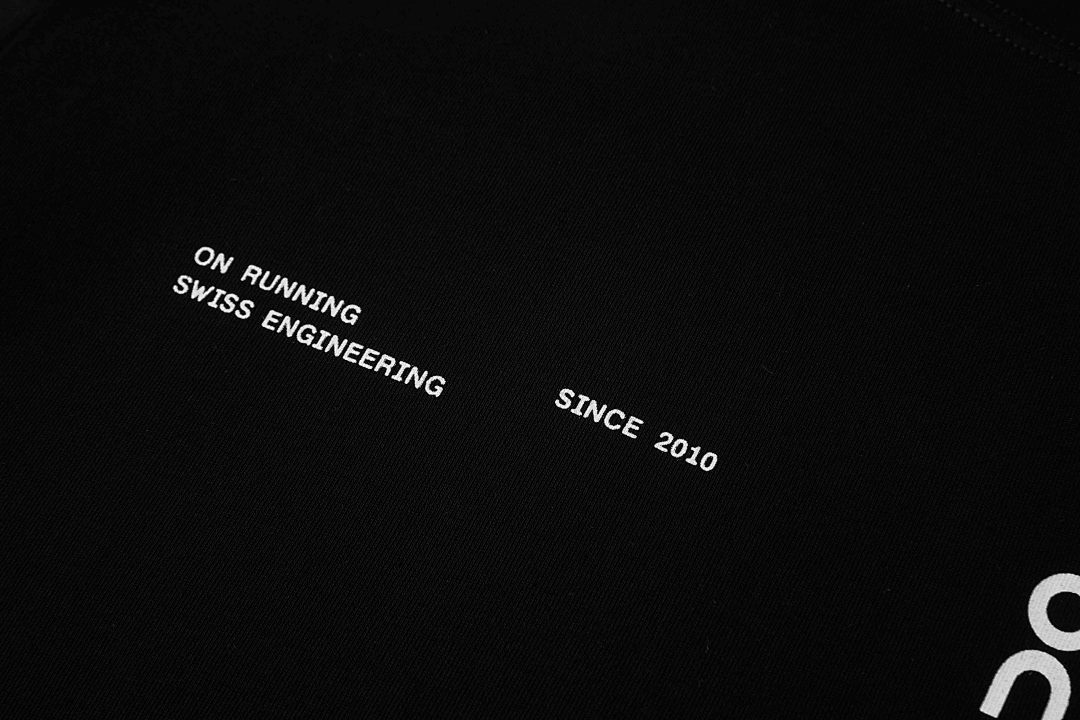 On Running ON SALE68 ONRUNING Club-T Avant Print Collar Short Sleeve T : Black White S M L - Image 11