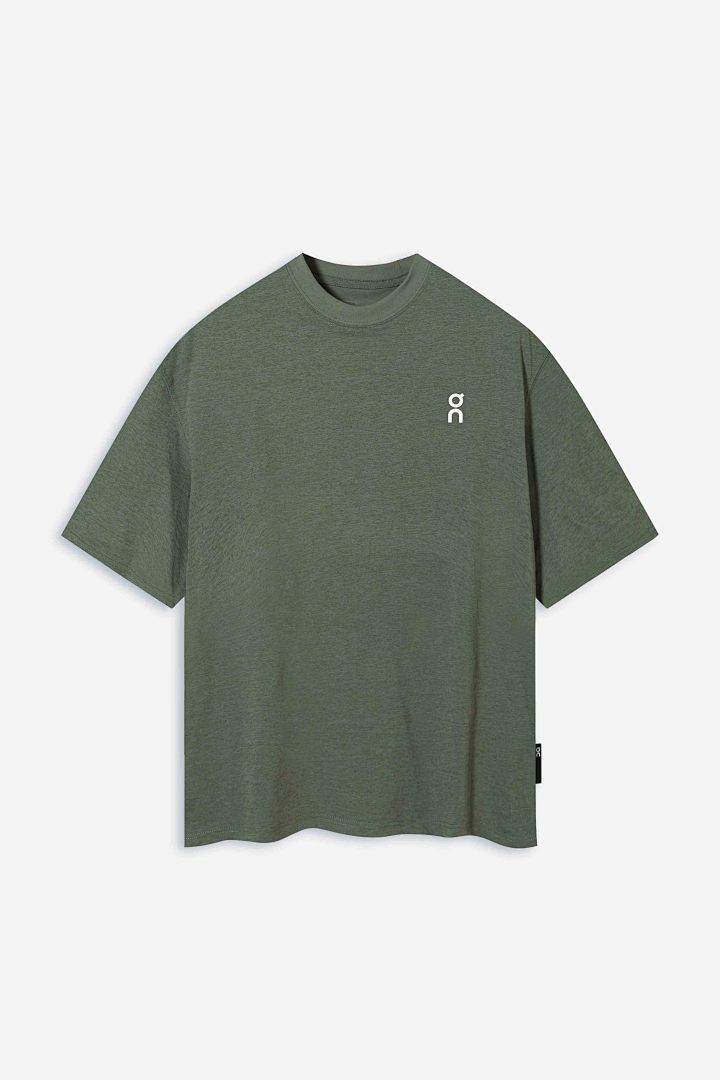 On Running 118 ON Print Short Sleeve T : White Black Grey Green M L XL - Image 4