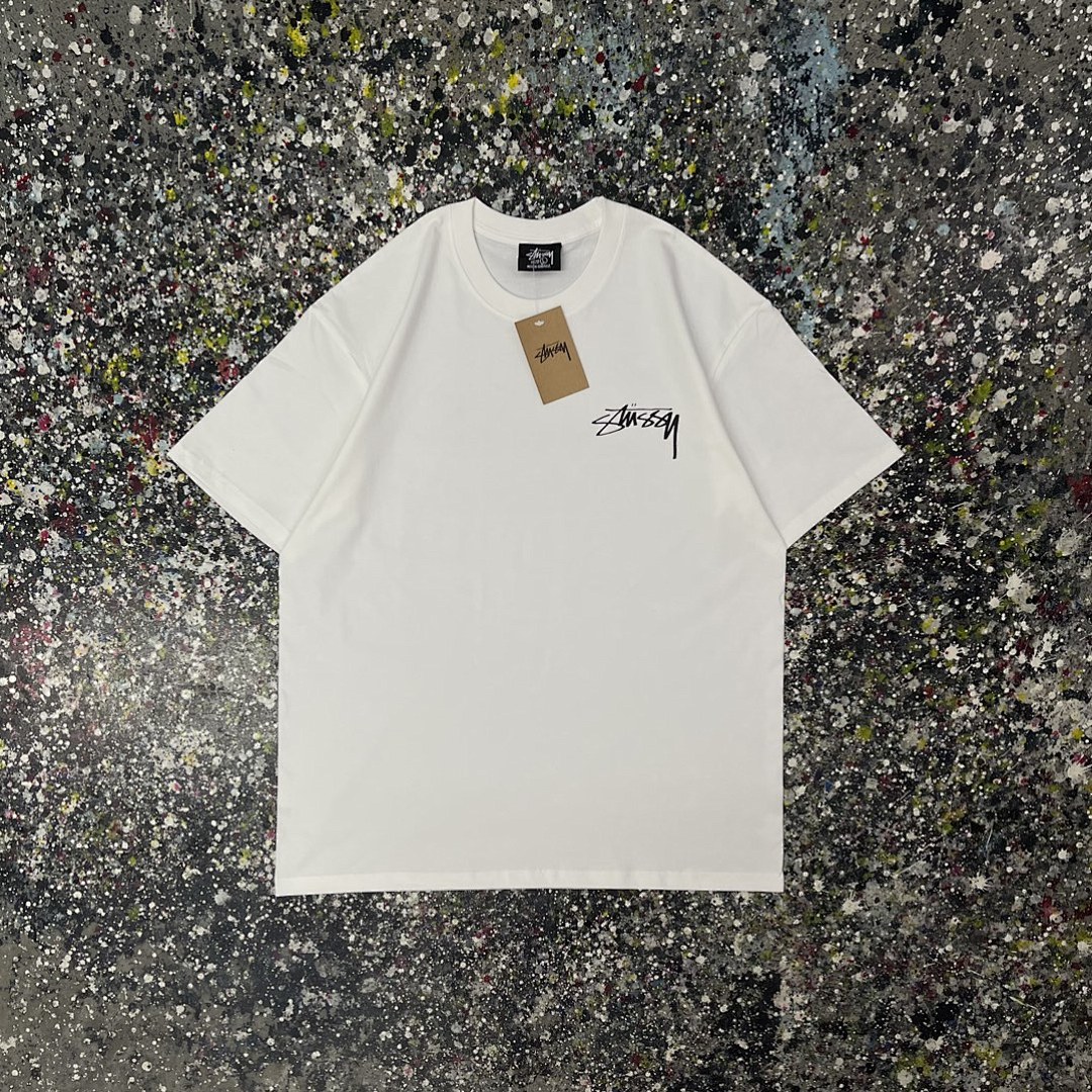 Stussy 108 Stu Short Sleeve T : Black White S Ｍ L XL XXL - Image 7