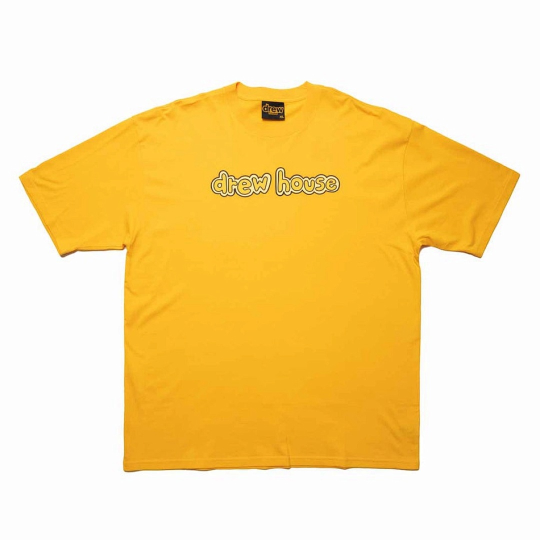 Drew House 98 DREW HOUSE SS TEE VIOLET LOGO Print Short Sleeve T Purple Yellow Black S M L - Image 3