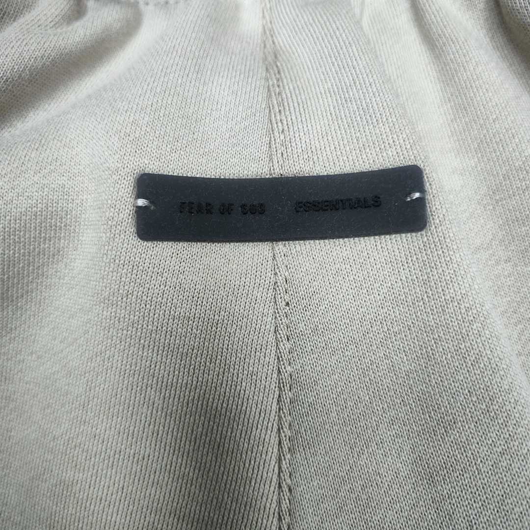 Essentials 148 Ess SS25 Classic Hoodie Label Print Short Silk Silver Gum Black Grey Brown Oatmeal XS-XL - Image 111