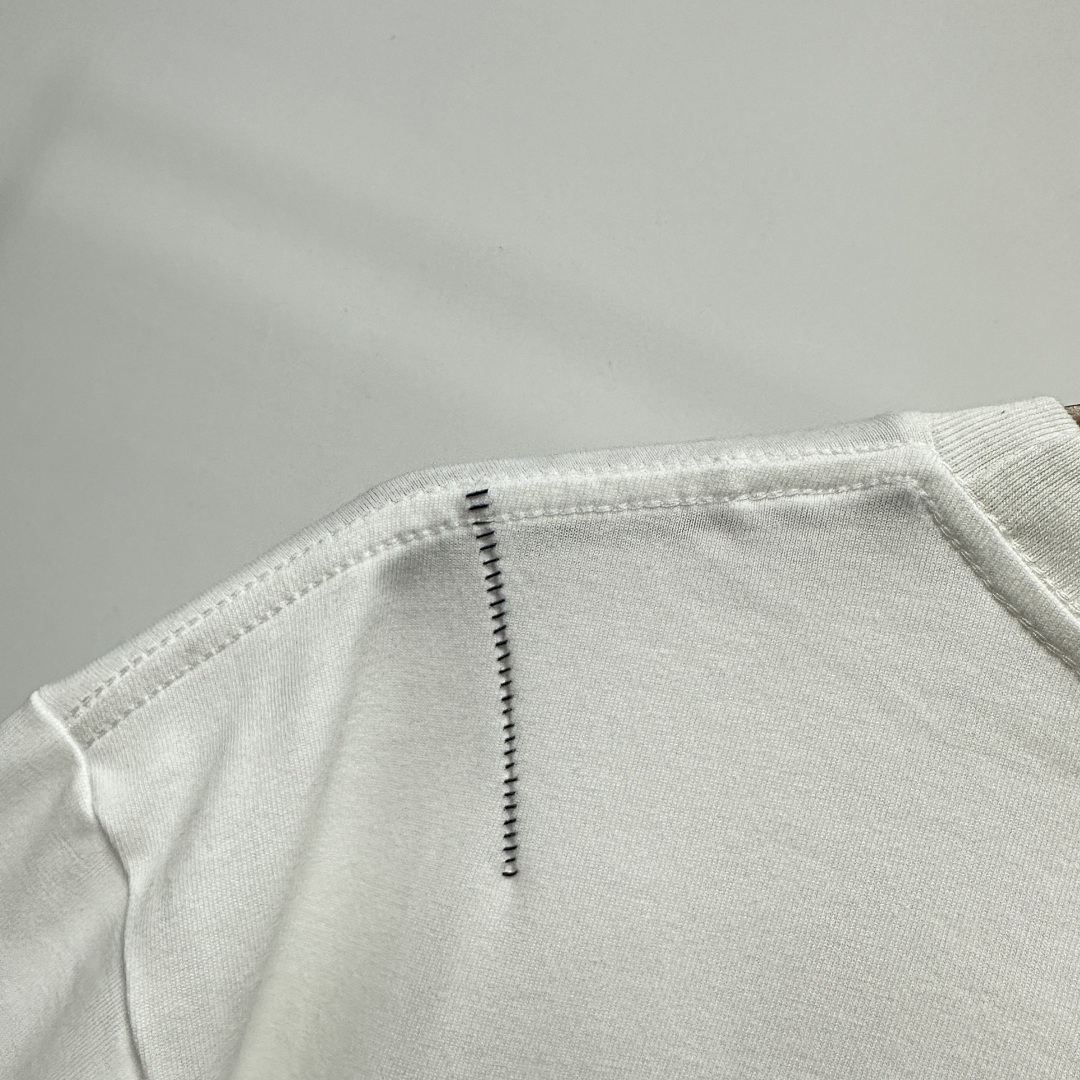 Unbranded 108 VUJADE DARTED LOGO TEE Print Short Sleeve T Black White 1 2 3 4 3911# - Image 17