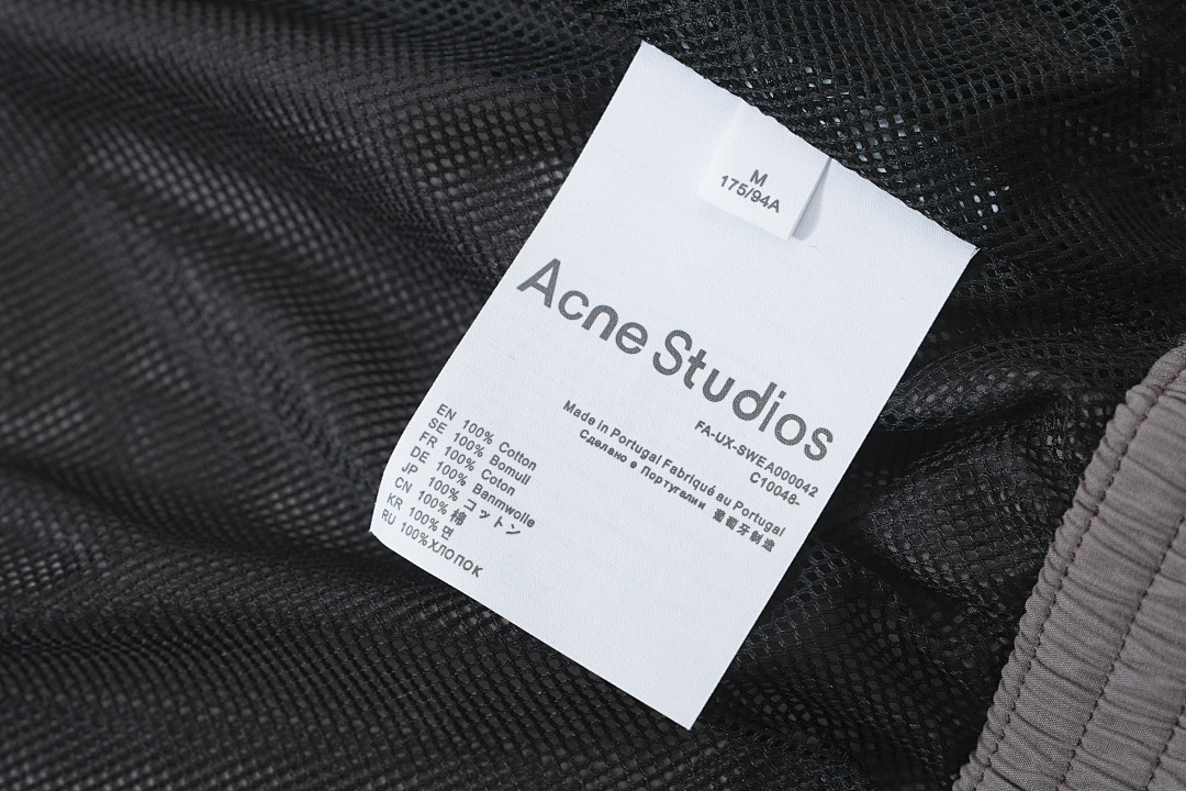 Acne Studios 298 AC Print Patchwork Wind Blue Grey S-XL 3397# - Image 5