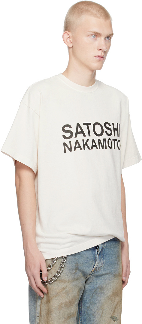 Unbranded 128 Satoshi Nakamoto Vintage Tee T Washed Black White S M L - Image 24