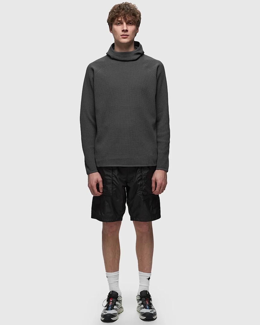 Unbranded 198 GOLDWIN WF Light L/S Hoodie 25SS Long Sleeve T : Black Cloud Grey 2 3 4 5 - Image 15