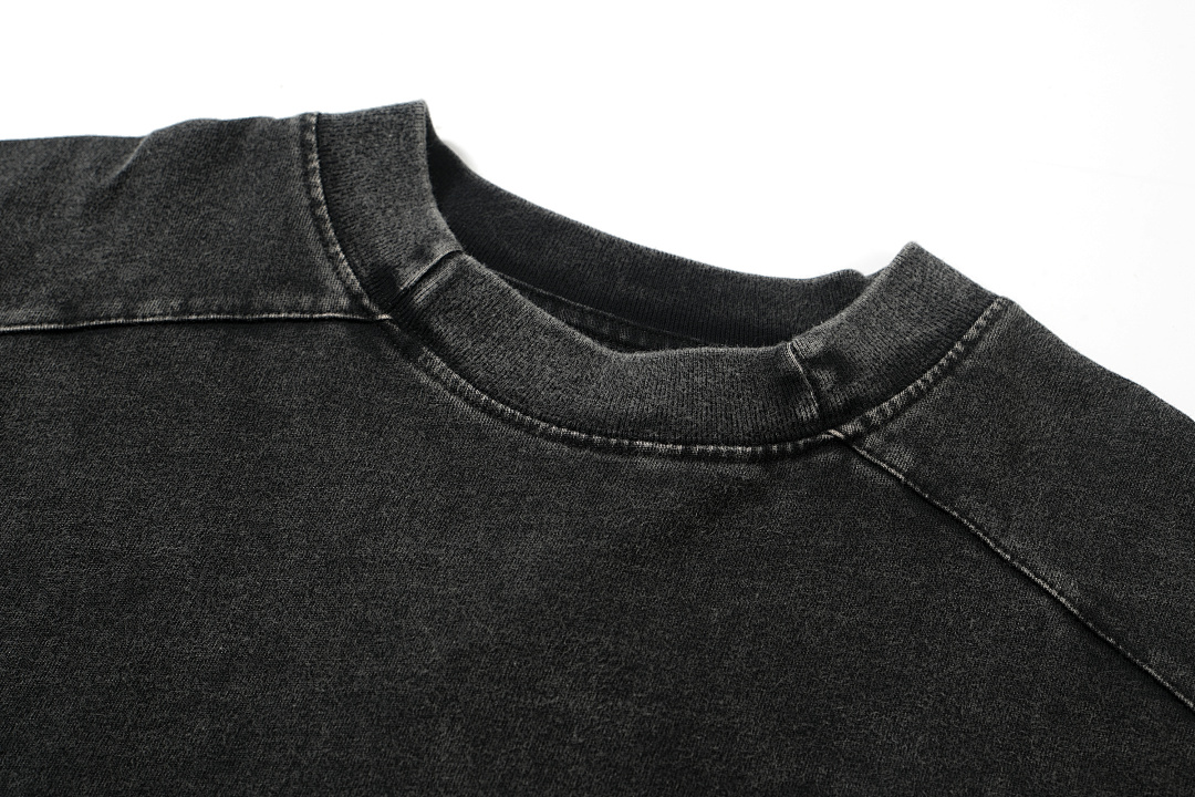Unbranded 128 032C "X" LAYERED T-SHIRT Version Model Print Short Sleeve T Black S-XL 8030# - Image 4