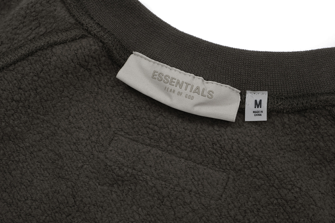 Essentials 98 ESS LOGO Sleeve Collar Purple Mist Blue Brown Black Big White Yellow Sand S-XL 6204# - Image 25