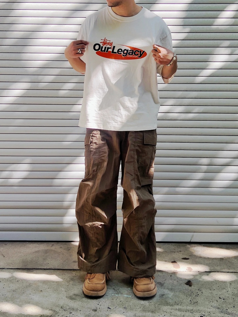 Stussy 128 STU SS25 OUR LEGACY TEE Collab T Print Short Sleeve Black Off White S-XL - Image 32